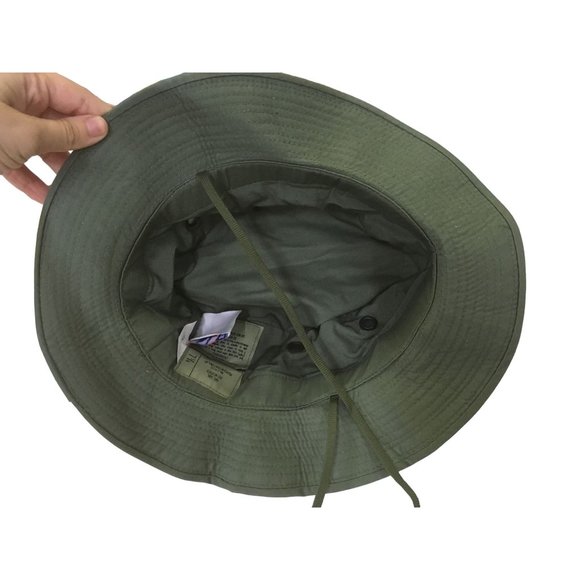 MASH commemorative Jungle Hat - Army Green with Adjustable Strap - XLarge 7 3/4 - Picture 4 of 6